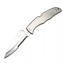 Нож Spyderco Endura 4 Steel Handle (C10PS) полусеррейтор - фото Нож Spyderco Endura 4 Steel Handle (C10PS) полусеррейтор