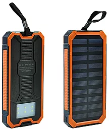 Повербанк MANGO Solar LED 2USB 15000 mAh Black-orange