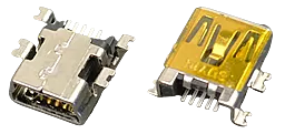 Універсальний роз'єм зарядки №11 Pin 5, Mini USB - фото Універсальний роз'єм зарядки №11 Pin 5, Mini USB