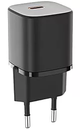 Сетевое зарядное устройство с быстрой зарядкой Veron TC-033 33w GaN/PPS PD USB-C fast charger black - фото Сетевое зарядное устройство с быстрой зарядкой Veron TC-033 33w GaN/PPS PD USB-C fast charger black