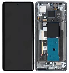 Дисплей Motorola Edge 40 (XT2303) с тачскрином и рамкой, оригинал, Black - фото Дисплей Motorola Edge 40 (XT2303) с тачскрином и рамкой, оригинал, Black