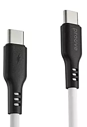 USB PD Кабель Proove Rebirth 60w 3a USB Type-C - Type-С cable white (CCRE60002202)