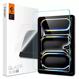 Защитное стекло Spigen EZ FIT GLAS.TR для iPad Pro 11'' (2024) Clear (AGL07787) - фото Защитное стекло Spigen EZ FIT GLAS.TR для iPad Pro 11'' (2024) Clear (AGL07787)