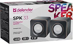 Колонки акустичні Defender SPK-33  Black (65633) - мініатюра 2