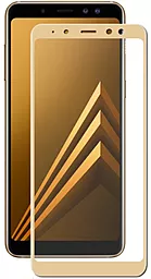 Защитное стекло 1TOUCH Full Glue Samsung A920 Galaxy A9 2018 Gold