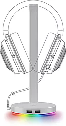 Підставка для навушників Razer Base Station V2 Chroma Mercury (RC21-01510300-R3M1) - мініатюра 3