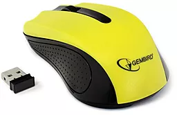 Компьютерная мышка Gembird MUSW-101-Y Yellow - фото Компьютерная мышка Gembird MUSW-101-Y Yellow