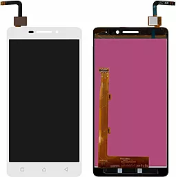 Дисплей Lenovo P1m Vibe P1mA40 з тачскріном, оригінал, White - фото Дисплей Lenovo P1m Vibe P1mA40 з тачскріном, оригінал, White
