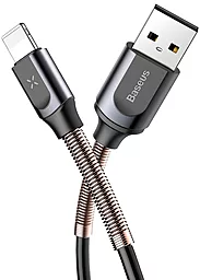 Кабель USB Baseus Double Spring Lightning Cable Black