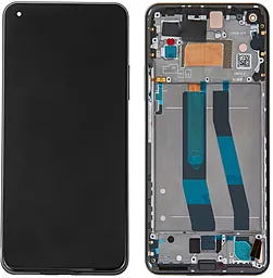 Дисплей Xiaomi Mi 11 Lite 4G, Mi 11 Lite 5G с тачскрином и рамкой, оригинал, Black