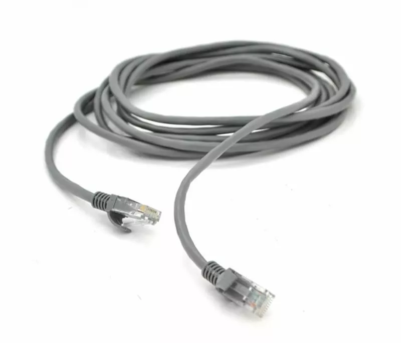 Патч-корд RJ-45 0.6м Cat. 5e CCA серый - фото 1