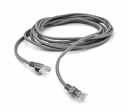 Патч-корд RJ-45 0.6м Cat. 5e CCA серый - фото Патч-корд RJ-45 0.6м Cat. 5e CCA серый