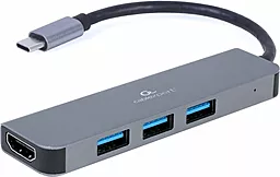 Мультипортовый USB Type-C хаб (концентратор) Cablexpert USB-C 2-in-1 (A-CM-COMBO2-01)