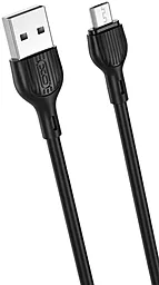 Кабель XO NB200 USB-A - micro USB 10.5w 1м cable Black - фото Кабель XO NB200 USB-A - micro USB 10.5w 1м cable Black