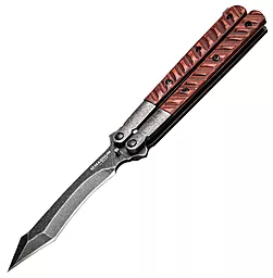 Ніж Boker Magnum Balisong Wood Tanto (06EX404)