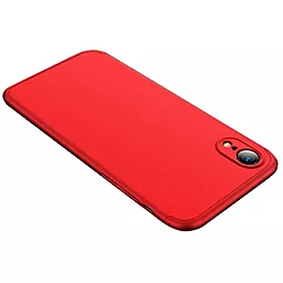 Чехол 1TOUCH GKK LikGus 360 градусов (opp) для Apple iPhone XR (6.1") Красный