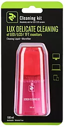 Спрей 2E 100ml Liquid для LED/LCD +Microfibre Red LUX CLEAN (2E-SKTR100LRD) - мініатюра 2