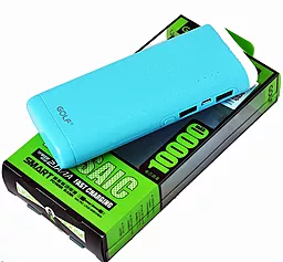 Повербанк GOLF GF-D5S Mosaic LED 10000mAh Blue