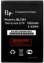 Аккумулятор Fly IQ445 Genius / BL7201 (1600 mAh) 12 мес. гарантии