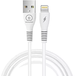 Кабель WUW X195 USB-A - Lightning 12w 2.4a 1м cable White - фото Кабель WUW X195 USB-A - Lightning 12w 2.4a 1м cable White
