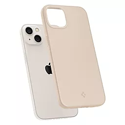 Чехол Spigen для iPhone 13 Mini (5.4") - Thin Fit, Sand Beige (ACS03309) - миниатюра 2