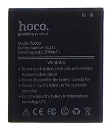 Аккумулятор Lenovo A6000 / BL242 (2300 mAh) Hoco - миниатюра 2