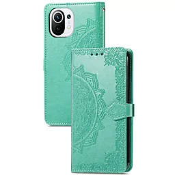 Чехол Epik Art Case с визитницей Xiaomi Mi 11 Lite Turquoise