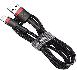 Кабель USB Baseus Cafule 3M Lightning Cable Red/Black (CALKLF-R91)