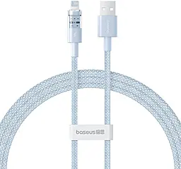 Кабель Baseus Gem Lightning USB-A - Lightning 12w 2.4a 1м cable Sky Blue (P10373003311-00) - фото Кабель Baseus Gem Lightning USB-A - Lightning 12w 2.4a 1м cable Sky Blue (P10373003311-00)