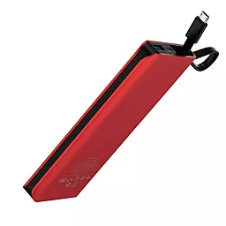 Повербанк Hoco J25A New Power 10000 mAh Micro-USB Red - фото Повербанк Hoco J25A New Power 10000 mAh Micro-USB Red