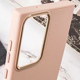 Чехол Epik Bonbon Leather Metal Style для Samsung Galaxy S23 Ultra Light Pink - миниатюра 5