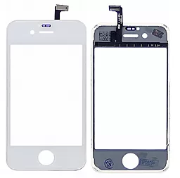 Сенсор (тачскрин) Apple iPhone 4S with frame White
