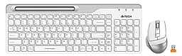 Комплект (клавиатура+мышка) A4Tech FB2535C Icy White