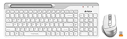 Комплект (клавиатура+мышка) A4Tech FB2535C Icy White - фото Комплект (клавиатура+мышка) A4Tech FB2535C Icy White