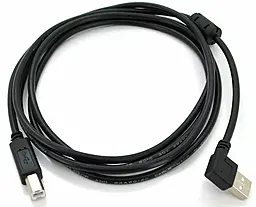 Кабель (шлейф) Ritar USB 2.0 AM/BM 2м с ферритовым фильтром чёрный - фото Кабель (шлейф) Ritar USB 2.0 AM/BM 2м с ферритовым фильтром чёрный