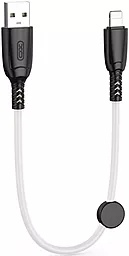 Кабель XO NB247 Suluo Series USB-A - Lightning 12w 6a 0.25м cable White - фото Кабель XO NB247 Suluo Series USB-A - Lightning 12w 6a 0.25м cable White