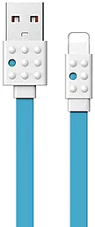 Кабель USB Remax Proda Lego Lightning Blue (PC-01i)