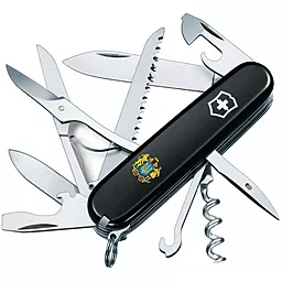 Мультитул Victorinox Huntsman Ukraine (1.3713.3_T0400u) Black Большой Герб Украины - фото Мультитул Victorinox Huntsman Ukraine (1.3713.3_T0400u) Black Большой Герб Украины