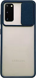 Чехол Epik Camshield matte Samsung G980 Galaxy S20 Blue