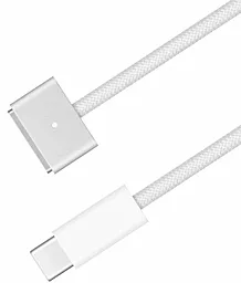 Кабель USB Apple USB Type-C to Magsafe 3 Cable 1.8м OEM Copy Silver - миниатюра 2