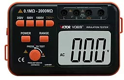 Мегаомметр VICTOR VC60B+ - фото Мегаомметр VICTOR VC60B+