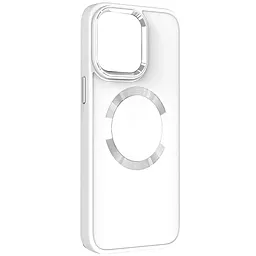 Чохол Epik Bonbon Metal Style with MagSafe для Apple iPhone 15 Plus White