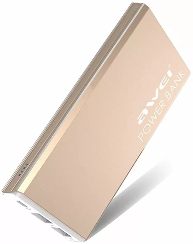 Повербанк Awei P92K 10000 mAh Luxury Gold - фото 1