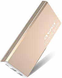 Повербанк Awei P92K 10000 mAh Luxury Gold - фото Повербанк Awei P92K 10000 mAh Luxury Gold