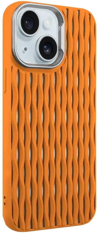 Чохол Case TPU Ribbio для Apple iPhone 15  Orange - фото 1
