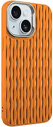 Чехол Case TPU Ribbio для Apple iPhone 15 Orange - фото Чехол Case TPU Ribbio для Apple iPhone 15 Orange