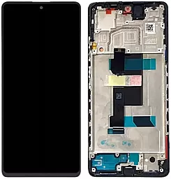 Дисплей Xiaomi Redmi Note 12 Pro 5G с тачскрином и рамкой, (TFT), Black