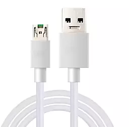 Кабель Oppo VOOC USB-A - micro USB 20w 4a 1м cable White - миниатюра 2 Кабель Oppo VOOC USB-A - micro USB 20w 4a 1м cable White - миниатюра 2
