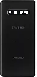 Задняя крышка корпуса Samsung Galaxy S10 Plus 2019 G975F со стеклом камеры Original Ceramic Black - фото Задняя крышка корпуса Samsung Galaxy S10 Plus 2019 G975F со стеклом камеры Original Ceramic Black