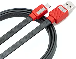 Кабель iZi MD-11 USB-A - micro USB 12w 2.4a 1м cable Black - фото Кабель iZi MD-11 USB-A - micro USB 12w 2.4a 1м cable Black